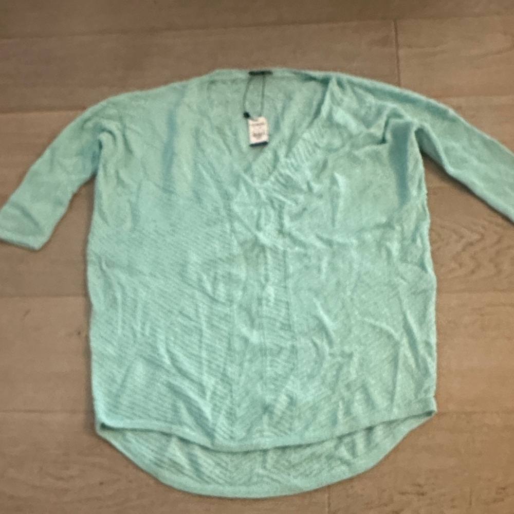 NWT Express Women's Mint V-Neck Sweater sz M